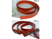 Silicone rubber heating band